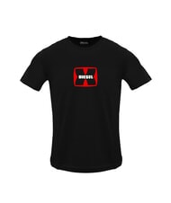 DIESEL T-DIEGOR Baumwoll-T-Shirt Schwarz - Herren-T-Shirts - 3