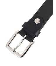 CERRUTI LOGO EMBOSSED Kürzbarer Ledergürtel - Gürtel