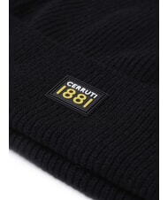 CERRUTI BEANIE Gerippte Mütze aus Wollmischung Schwarz - Mützen/Hüte - 3