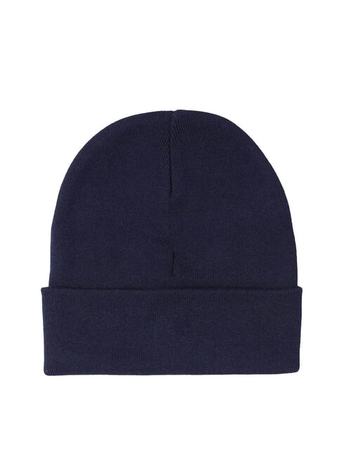 BEANIE Cap mit gesticktem Logo Blau - Mützen/Hüte