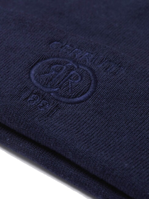 BEANIE Cap mit gesticktem Logo Blau - Mützen/Hüte