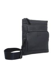 CERRUTI MADDOX Flache Ledertasche mit mehreren Taschen Blau - Umhängetaschen Herren - 2