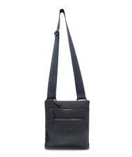 CERRUTI MADDOX Flache Ledertasche mit mehreren Taschen Blau - Umhängetaschen Herren - 5