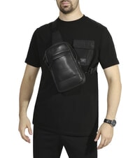 CERRUTI BRAD Ledertasche Schwarz - Umhängetaschen Herren - 5