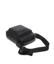 CERRUTI BRAD Ledertasche mit Tasche Schwarz - Umhängetaschen Herren - 6