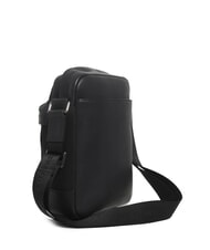CERRUTI BRAD Tasche aus Leder und Nylon Schwarz - Umhängetaschen Herren - 3
