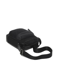 CERRUTI BRAD Tasche aus Leder und Nylon Schwarz - Umhängetaschen Herren - 6