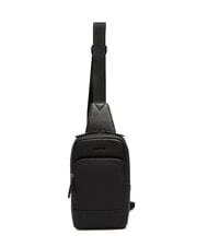 CERRUTI SCOTT Ledertasche mit Tasche Schwarz - Umhängetaschen Herren - 4