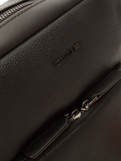 JEREMY Ledertasche mit Tasche Schwarz - Umhängetaschen Herren