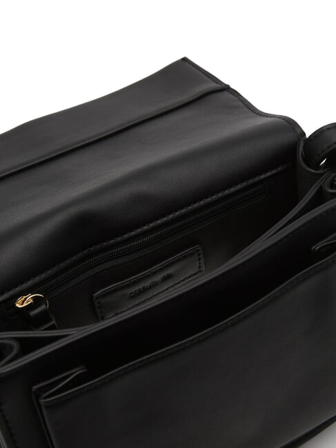 HARPER Umhängetasche mit Überschlag Schwarz - Damentaschen