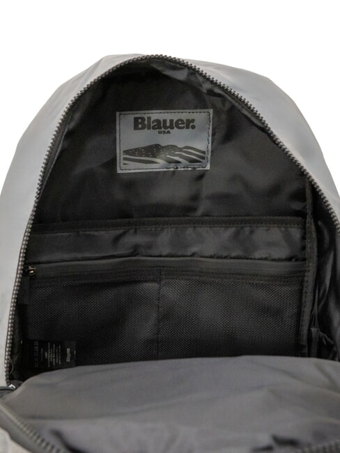 SPLASH Rucksack mit glänzendem Logo, 15,6-Zoll-Laptopfach Silber - PC-Rucksäcke