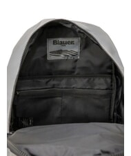 BLAUER SPLASH Rucksack mit glänzendem Logo, 15,6-Zoll-Laptopfach Silber - PC-Rucksäcke - 5