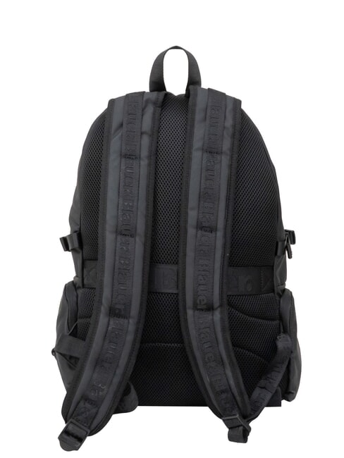 SPLASH Rucksack mit gl&auml;nzendem Logo, 15,6-Zoll-Laptopfach SCHWARZ - PC-Rucks&auml;cke