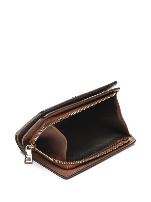 CAMELIA Kompakte Lederbrieftasche Cognac - Brieftaschen Damen