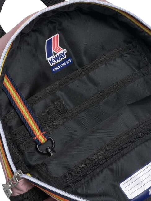 LAON Kleiner Nylonrucksack rosa Rosen - Rucksäcke für Schule &amp; Freizeit