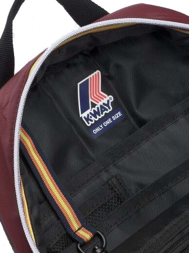 LAON Kleiner Nylonrucksack roter Syrah - Rucksäcke für Schule &amp; Freizeit
