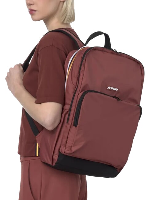 GIZY Nylonrucksack f&uuml;r 15-Zoll-Laptop roter Syrah - PC-Rucks&auml;cke