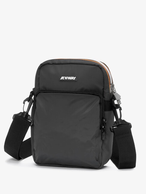 ERLOY Nylontasche mit Tasche grauer Schatten dk - Umhängetaschen Herren