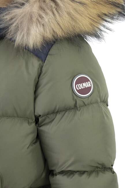 E-CONCRETE Daunenjacke mit Kapuze bush-navyblue-vulca - Kinder Jacken