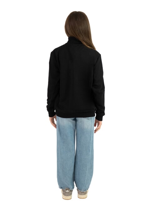 CONNECTIVE Sweatshirt mit Stehkragen und halbem Reißverschluss Schwarz - Sweatshirts Kinder