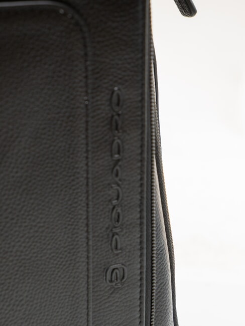 X1 15,6-Zoll-Laptop-Rucksack aus Leder Schwarz - PC-Rucksäcke