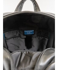 PIQUADRO X1 15,6-Zoll-Laptop-Rucksack aus Leder Schwarz - PC-Rucksäcke - 5