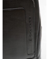 PIQUADRO X1 13 "Laptop-Rucksack aus Leder Schwarz - PC-Rucksäcke - 3