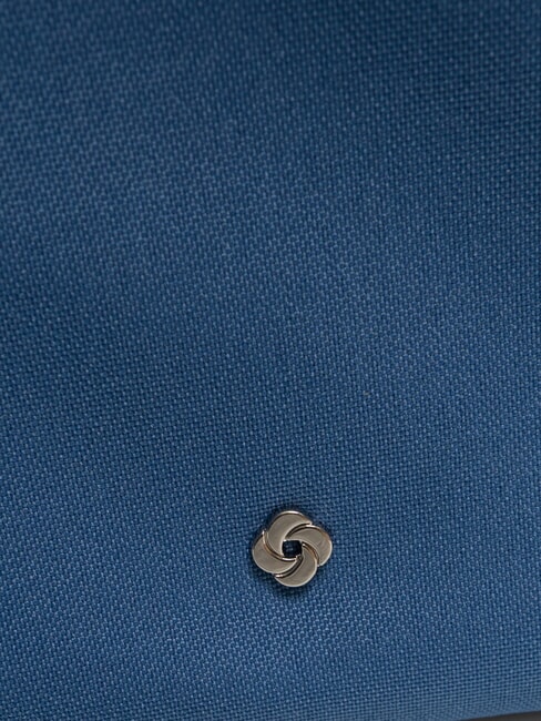 POUCHY Mini-Clutch mit 3 Fächern INDIGO BLAU - Damentaschen