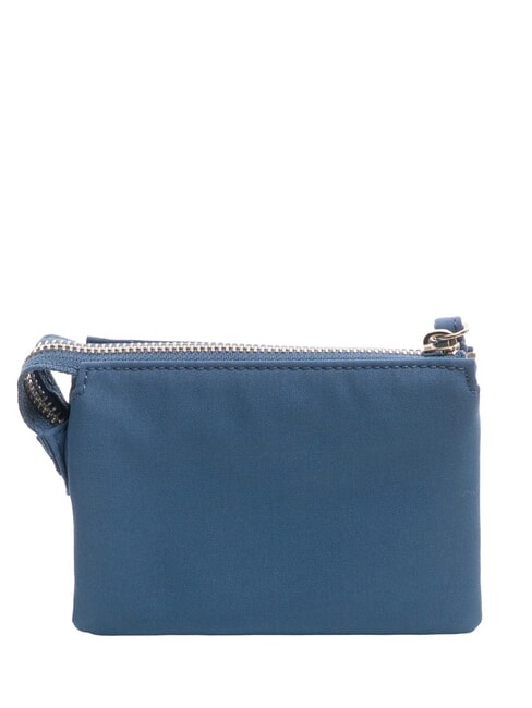POUCHY Mini-Clutch mit 3 Fächern INDIGO BLAU - Damentaschen