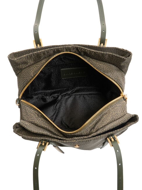 L'ECOLE NYLON Schultershopper, mit Schultergurt Lorbeer - Damentaschen