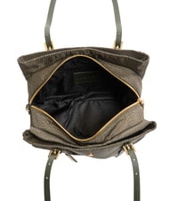 BORBONESE L'ECOLE NYLON Schultershopper, mit Schultergurt Lorbeer - Damentaschen - 5