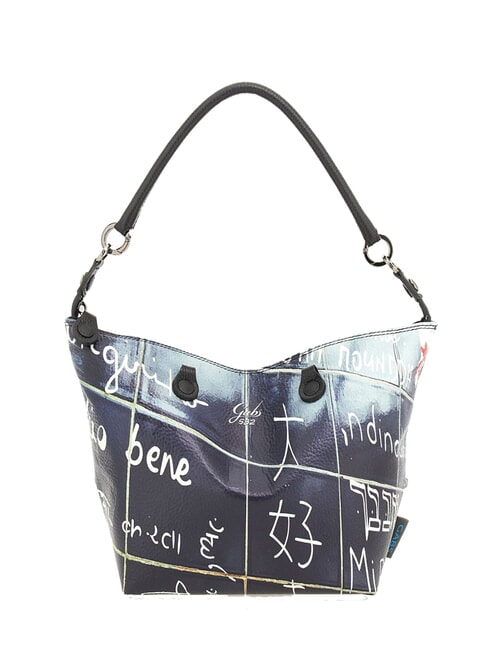 G3 PLUS LARGE MULTICOLOR Verwandelbare flache Einkaufstasche Ich liebe dich - Damentaschen