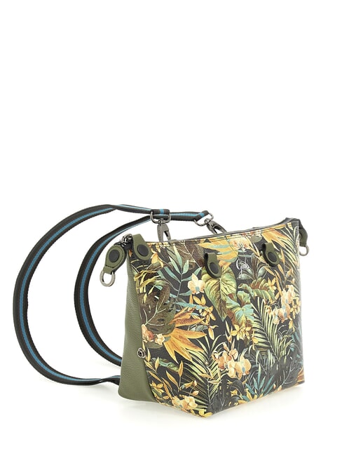 G3 PLUS MEDIUM MULTICOLOR Verwandelbare flache Einkaufstasche Dschungel - Damentaschen