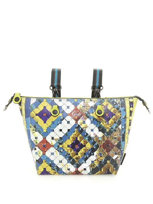 G3 PLUS MEDIUM MULTICOLOR Verwandelbare flache Einkaufstasche Diamant-Pailletten - Damentaschen