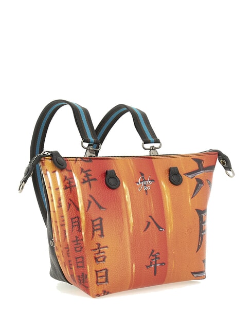 G3 PLUS MEDIUM MULTICOLOR Verwandelbare flache Einkaufstasche Japan - Damentaschen