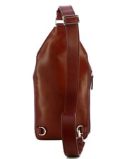 THE BRIDGE ALBERTO One-Shoulder-Tasche aus Leder Braun / Palladium - Umhängetaschen Herren - 3