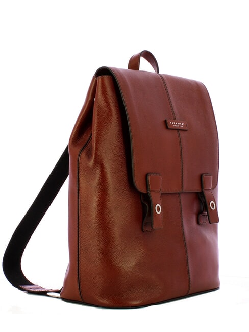 BIAGIO  13-Zoll-PC-Rucksack aus Leder Braun 14/Ruthenium Palladium - PC-Rucksäcke