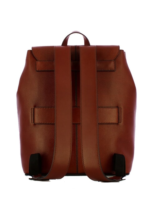 BIAGIO  13-Zoll-PC-Rucksack aus Leder Braun 14/Ruthenium Palladium - PC-Rucksäcke