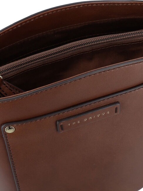 CECILIA Schultergurt aus Leder BRAUN - Damentaschen