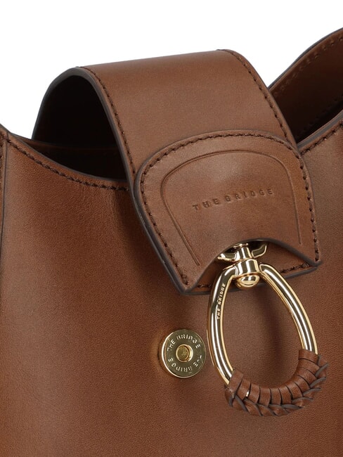 ERICA Umhängetasche, Leder BRAUN - Damentaschen