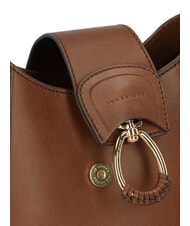 THE BRIDGE ERICA Umhängetasche, Leder BRAUN - Damentaschen - 3