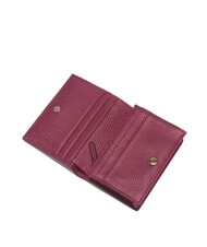COCCINELLE METALLIC SOFT Kleine Geldb&ouml;rse aus Leder Sangria - Brieftaschen Damen - 3