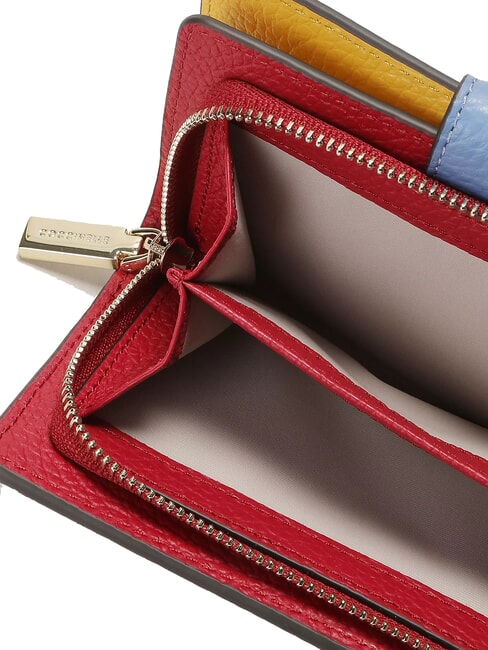 METALLIC TRICOLOR Ledergeldbörse Sangria - Brieftaschen Damen