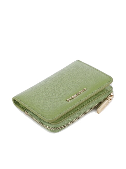 METALLIC SOFT Kartenhalter aus Leder Guacamole - Brieftaschen Damen