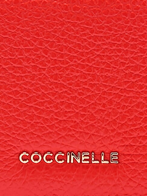 METALLIC SOFT Kleine Geldbörse aus Leder Gazpacho - Brieftaschen Damen