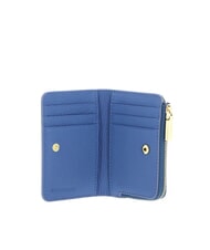 COCCINELLE METALLIC SOFT Kartenhalter aus Leder Blau - Brieftaschen Damen - 2