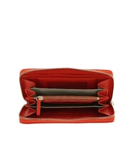 COCCINELLE METALLIC SOFT Geldbörse aus strukturiertem Leder mit Reißverschluss Gazpacho - Brieftaschen Damen - 2