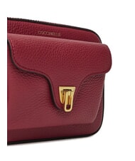 COCCINELLE BEAT SOFT Minitasche aus strukturiertem Leder Sangria - Damentaschen - 3