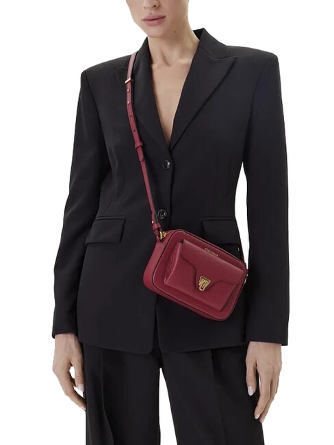 BEAT SOFT Minitasche aus strukturiertem Leder Sangria - Damentaschen