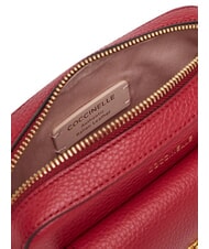 COCCINELLE BEAT SOFT Minitasche aus strukturiertem Leder Sangria - Damentaschen - 6